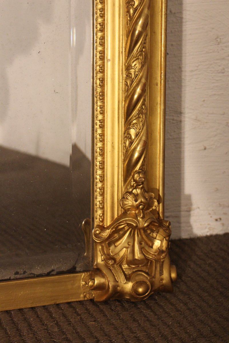 Grand miroir 19e siècle-photo-3