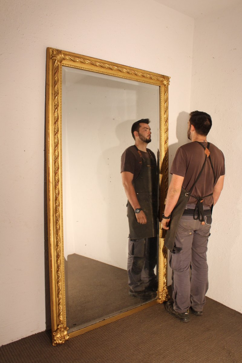 Grand miroir 19e siècle-photo-4
