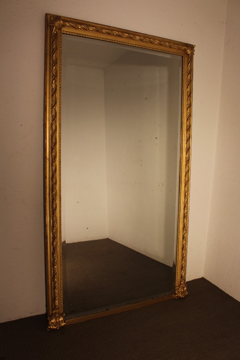 Grand miroir 19e siècle