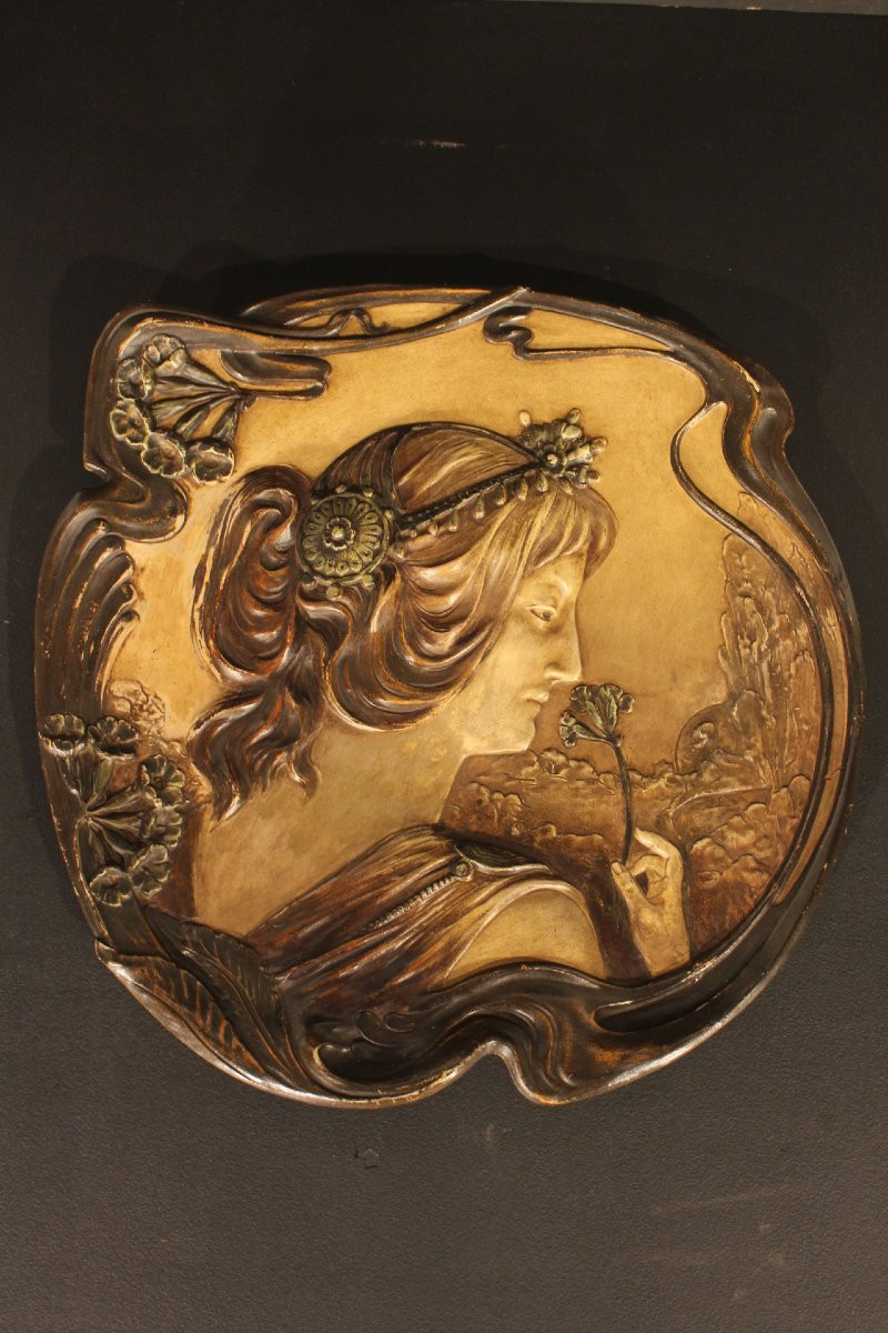  Plats décoratifs Art Nouveau de Alfons Mucha-photo-4