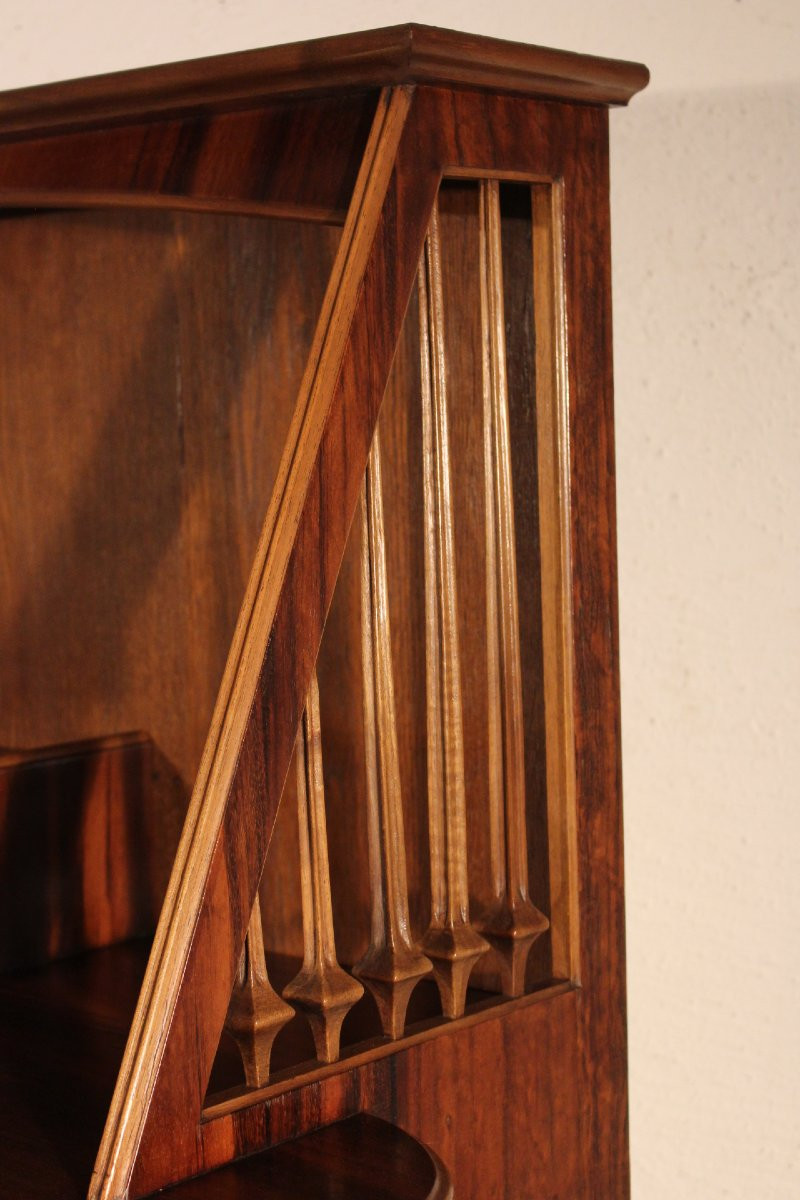 Art Nouveau Shelving Unit-photo-4