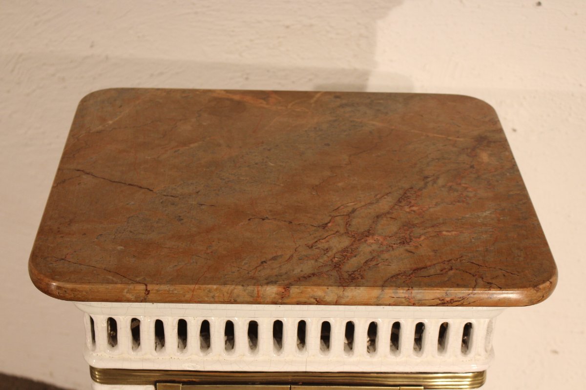  19th Century Earthenware Stove-photo-3