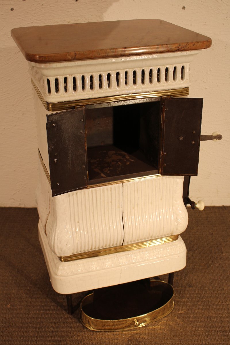  19th Century Earthenware Stove-photo-4
