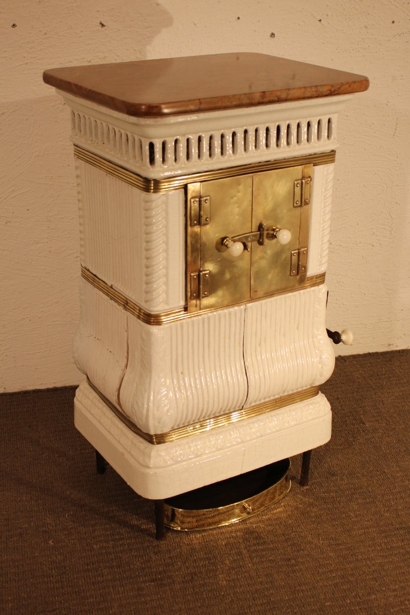  19th Century Earthenware Stove
