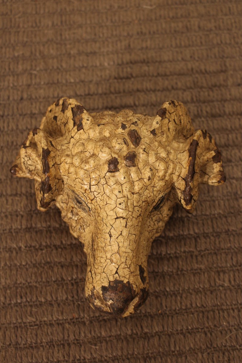 Cast-iron Ram's Head-photo-4