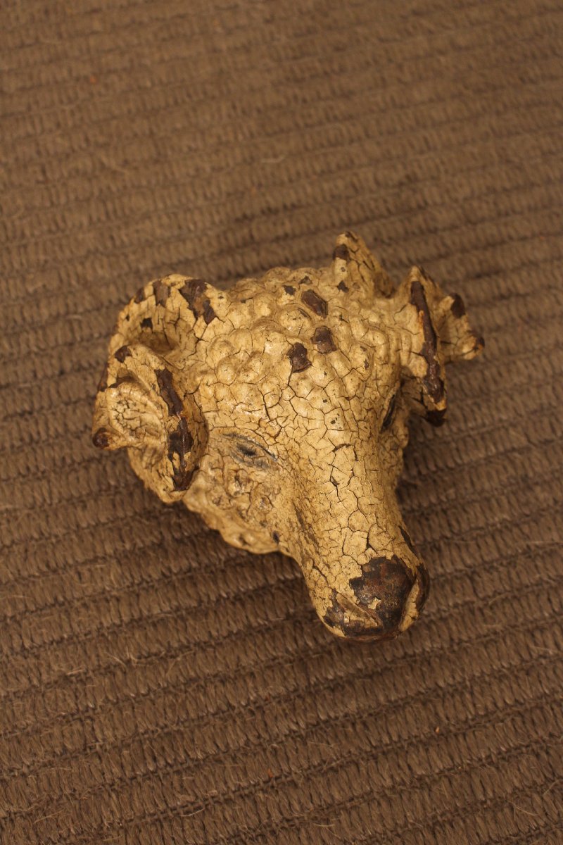 Cast-iron Ram's Head