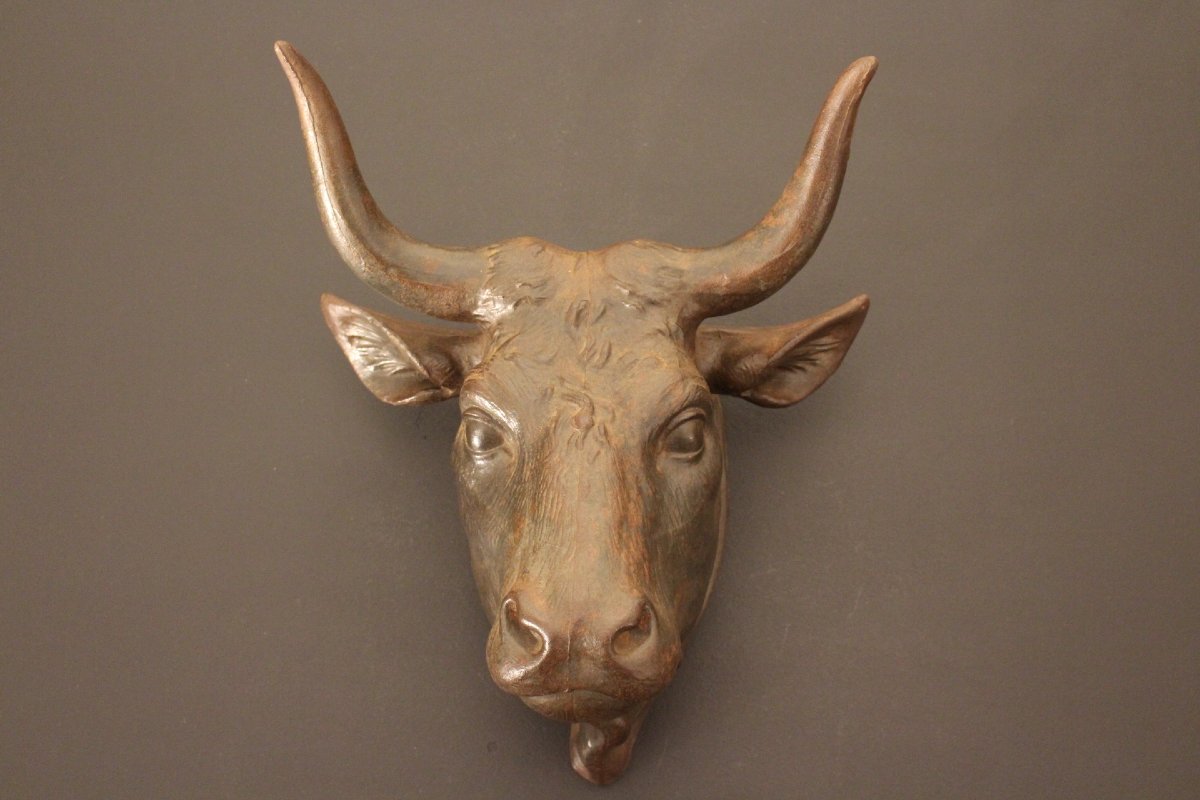   Cast-iron Cow's Head-photo-3