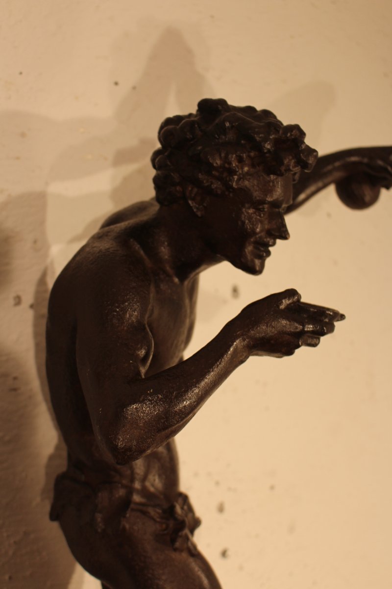 Bacchus en fonte 19e siècle-photo-2