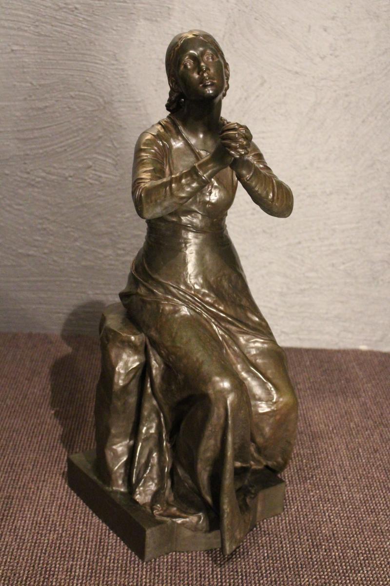 Jeanne D’arc En Bronze