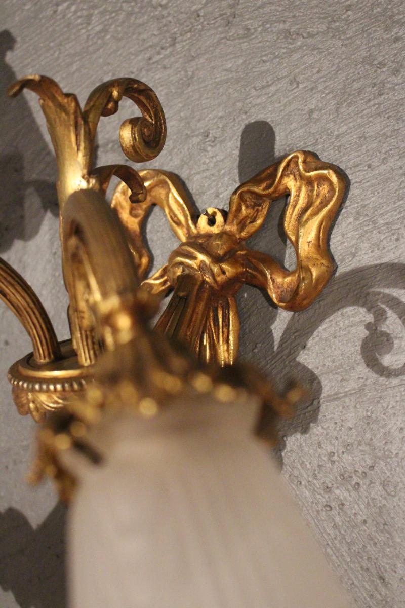 Series Of Four Louis XVI Sconces-photo-4