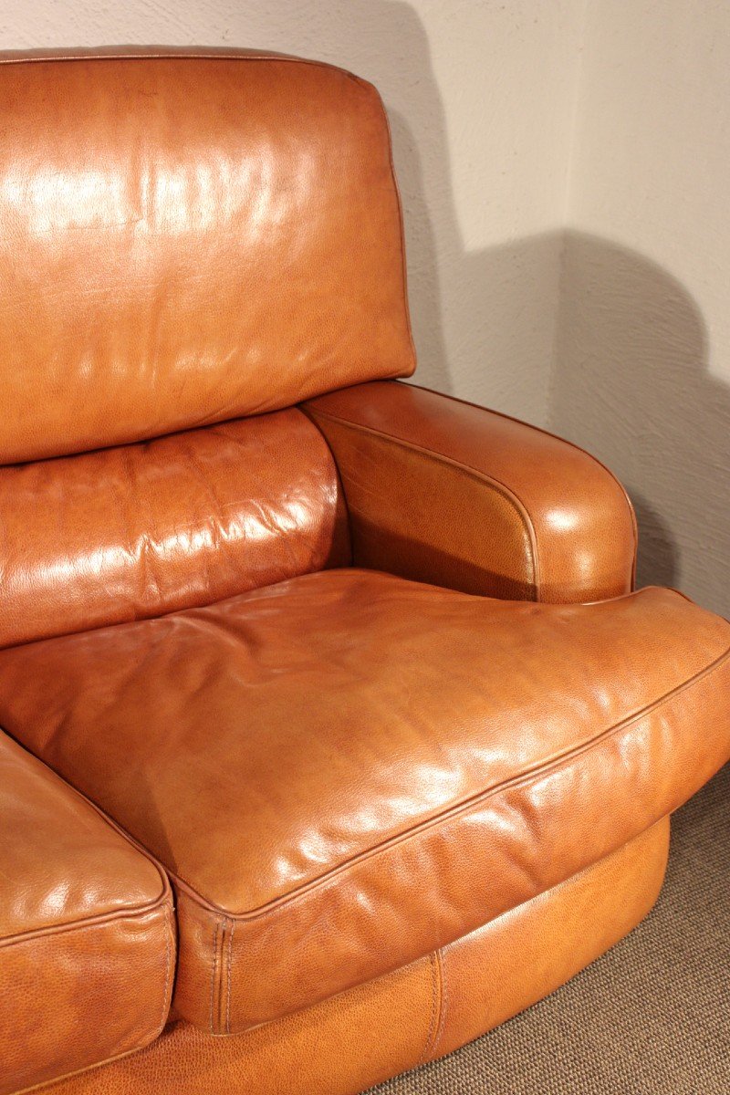 1970s Leather Sofa-photo-2