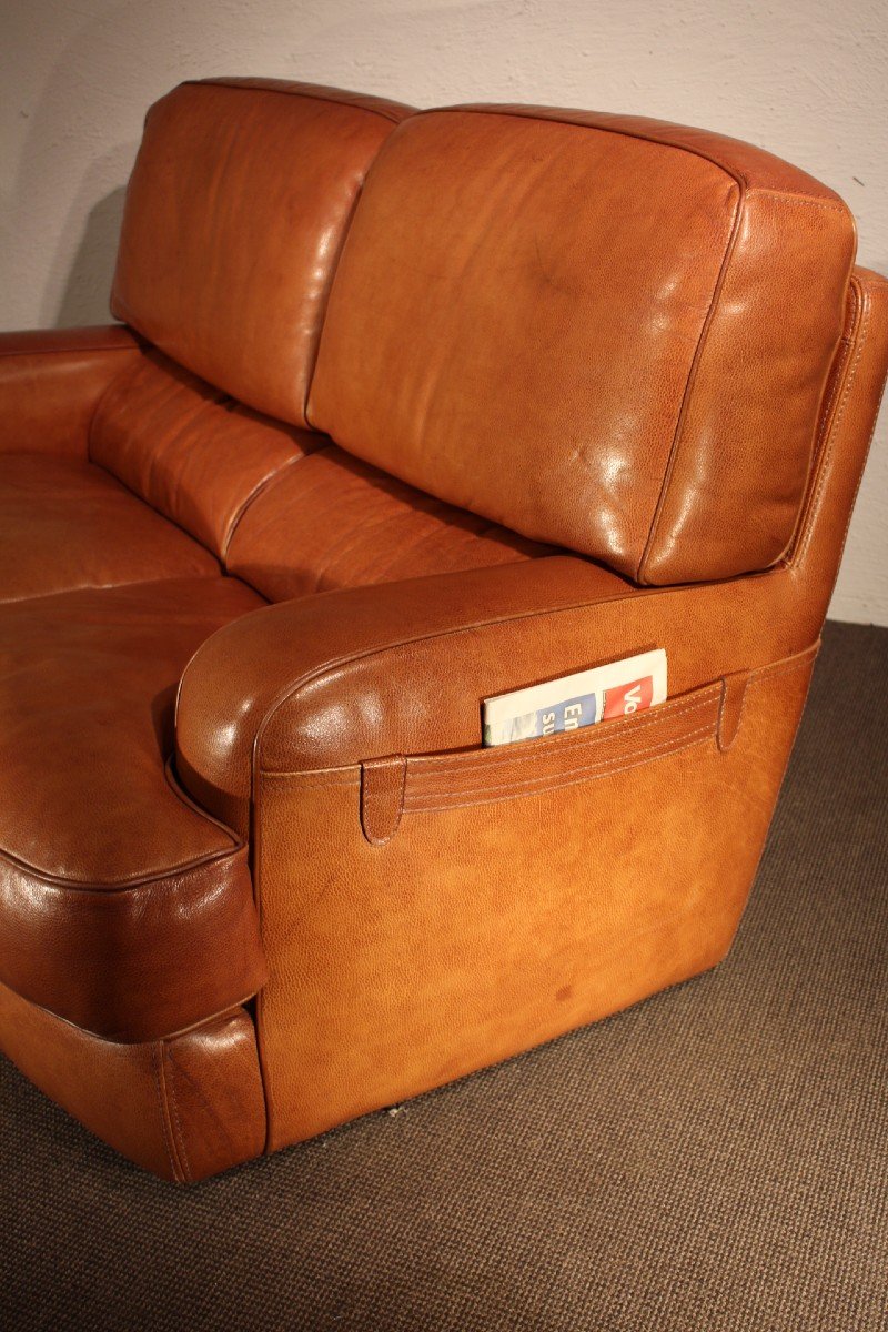 1970s Leather Sofa-photo-3