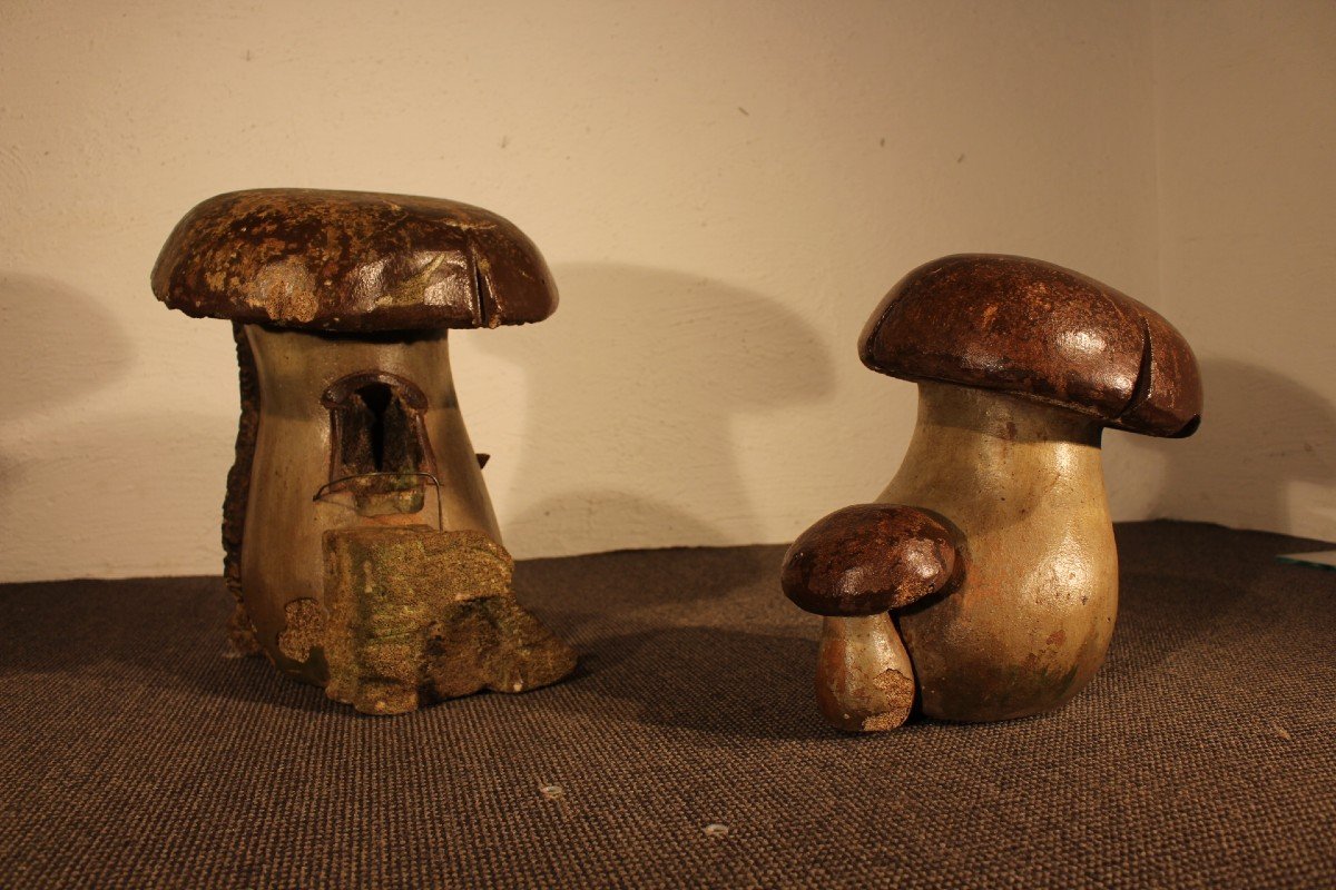 1970s Concrete Mushrooms