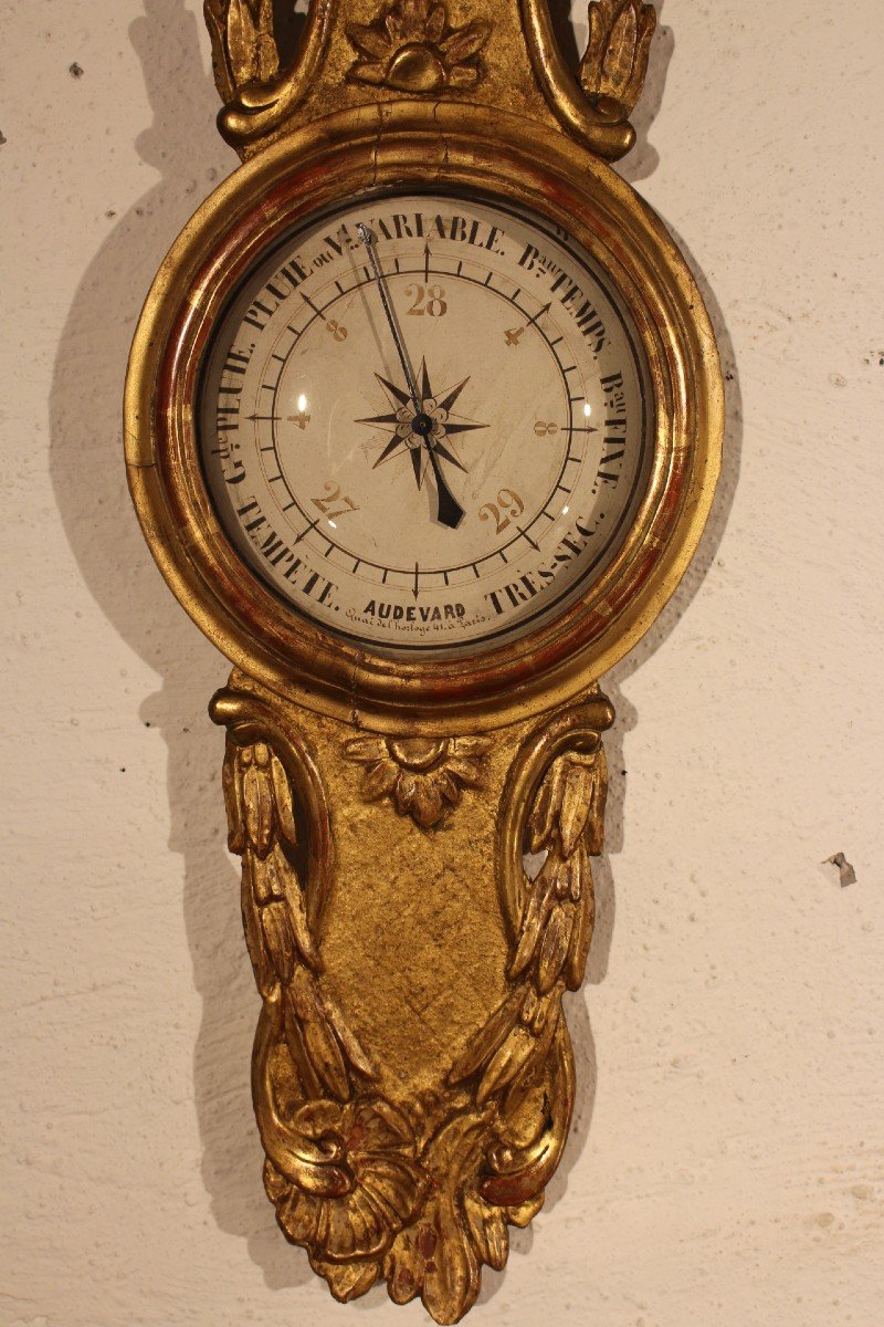 Barometer - Thermometer 18 Eme Siècle.-photo-2