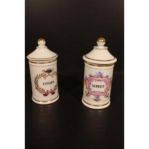 19th Century Pharmacy Pots