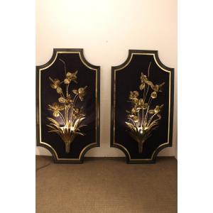 Paire d'Appliques De La Maison Jansen