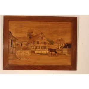 Spindler Marquetry Painting