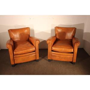  Pair Of Club Chairs
