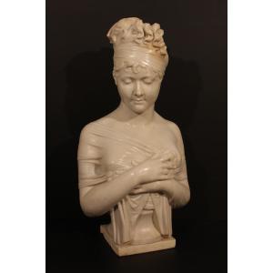  Bust Of A Woman In Carrara Marble