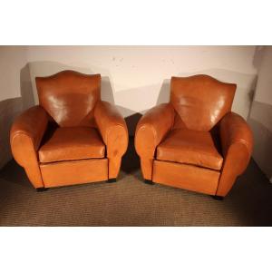 Pair Of Club Chairs