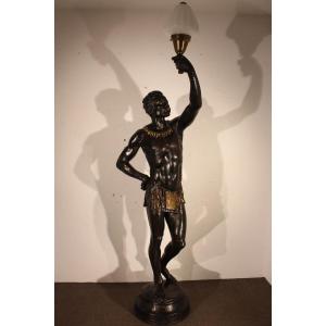 Africain en torchère