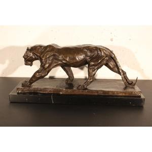  Bronze Depicting A Panther