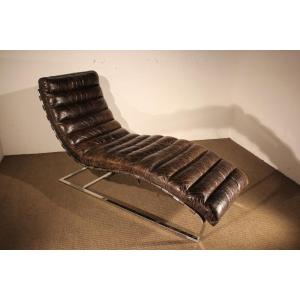 Chaise longue des années 1970
