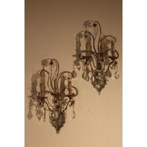 Pair Of Sconces From Maison Bagues