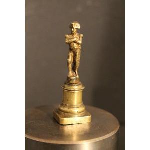 Statuette Of Napoleon 1st In Bronze