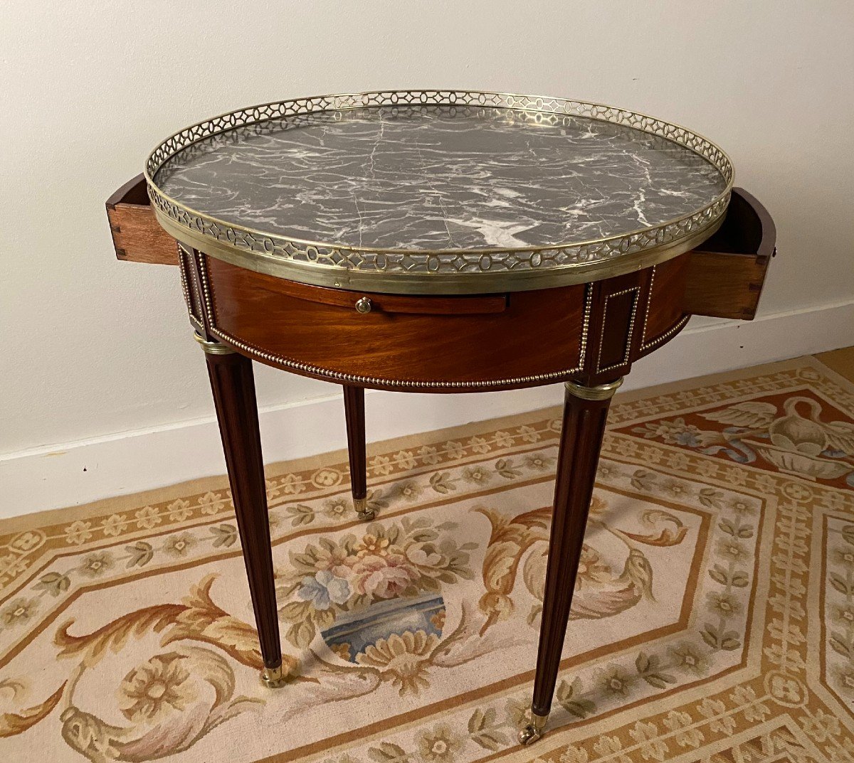 Table Bouillotte Epoque Louis XVI-photo-2