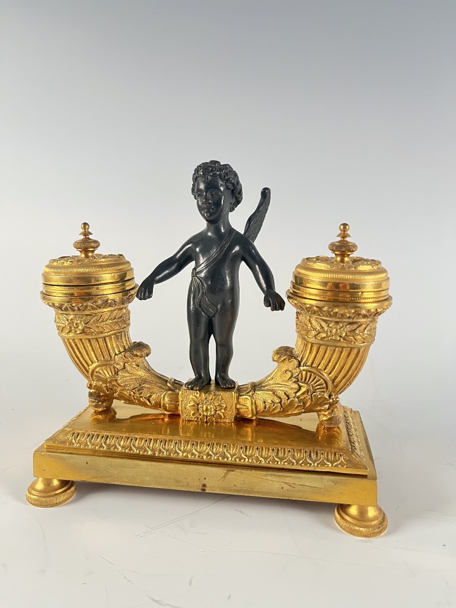 Empire Period Inkwell
