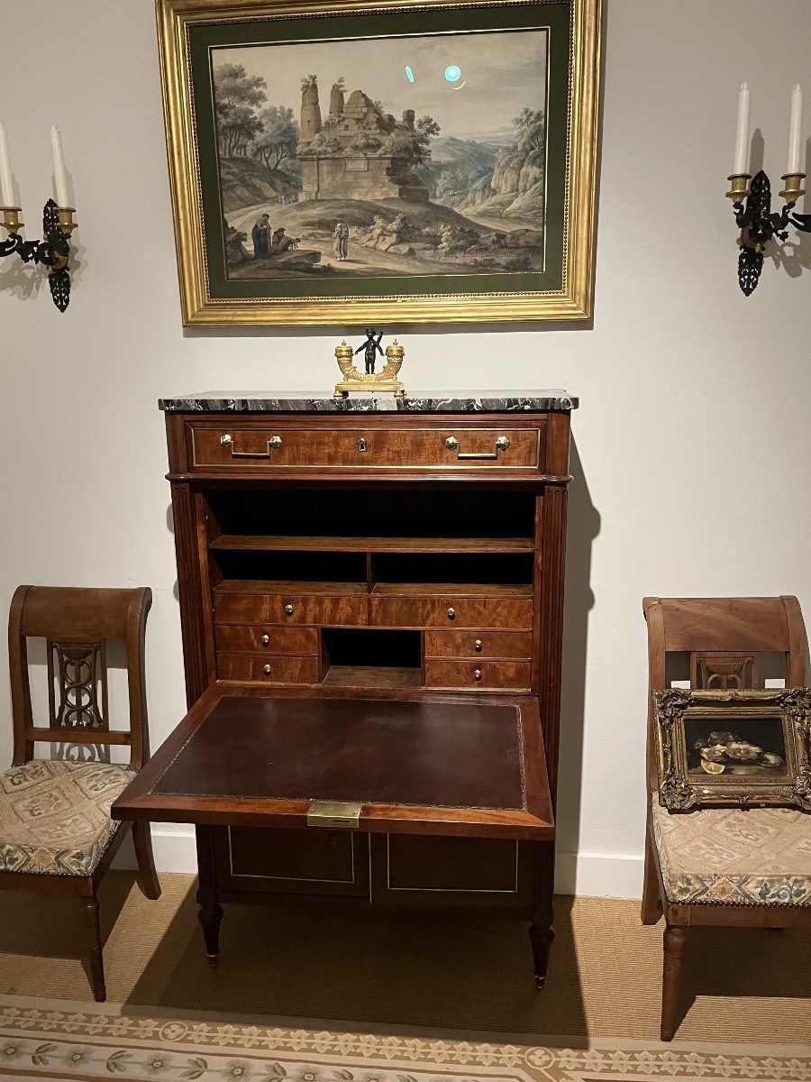 Secretaire Epoque Louis XVI-photo-1