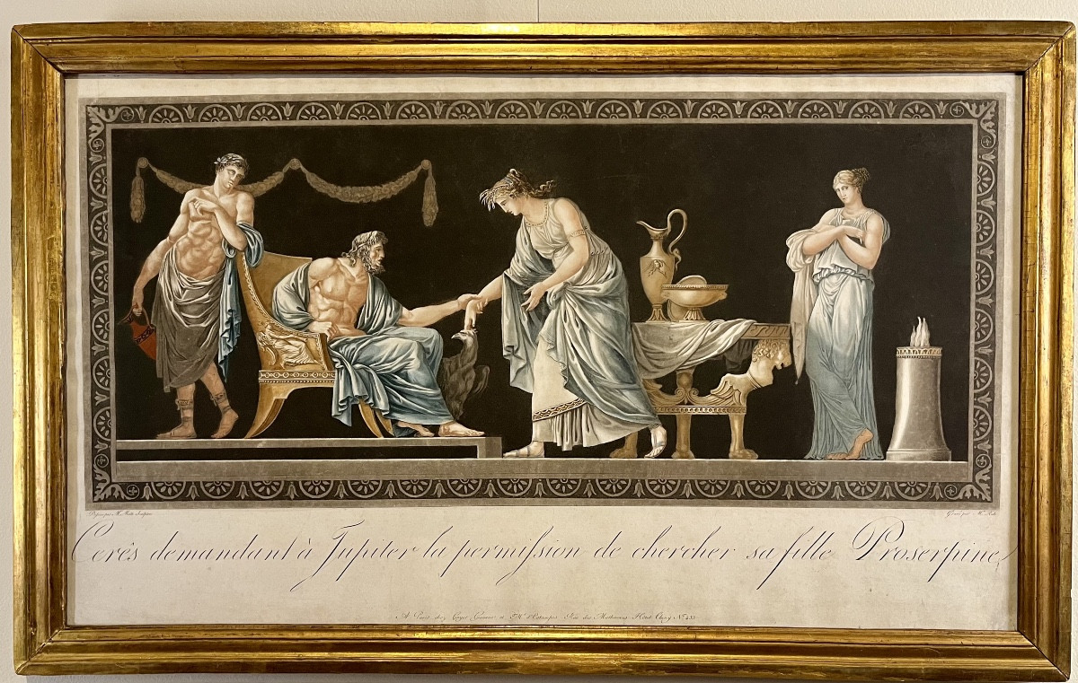 2 gravures en couleur d’après Moitte