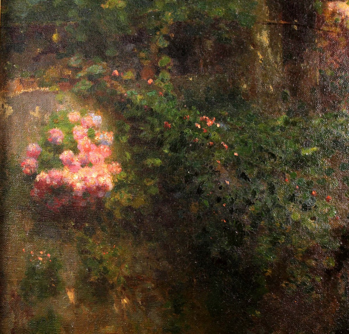 Huile sur toile 56 x 44,5. Signé Rubens Santoro (1859 - 1941)-photo-2