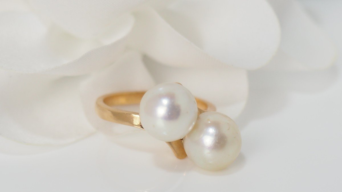 Cultured Pearl You And Me Ring-photo-3
