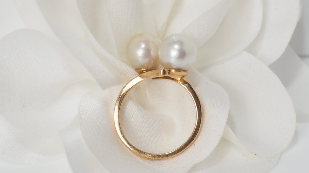Cultured Pearl You And Me Ring-photo-1
