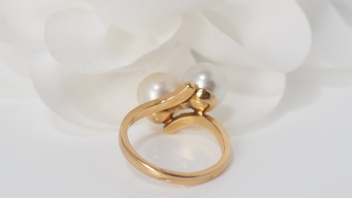 Cultured Pearl You And Me Ring-photo-2