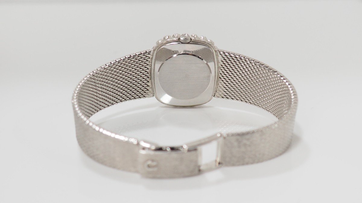 Montre Omega De Ville En Or Blanc Et Diamants-photo-1