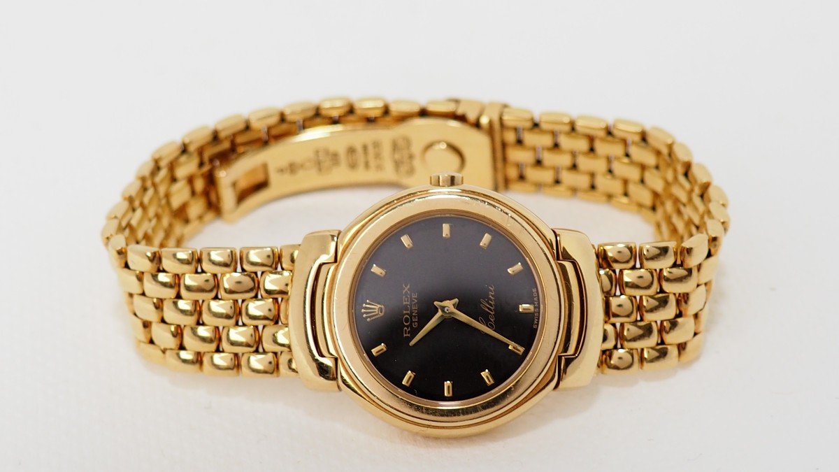 Montre Rolex Cellini En Or Jaune -photo-3