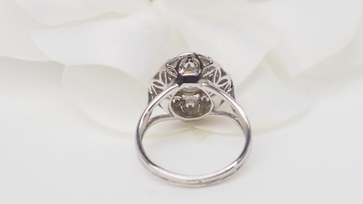 White Gold And Diamond Entourage Ring-photo-1