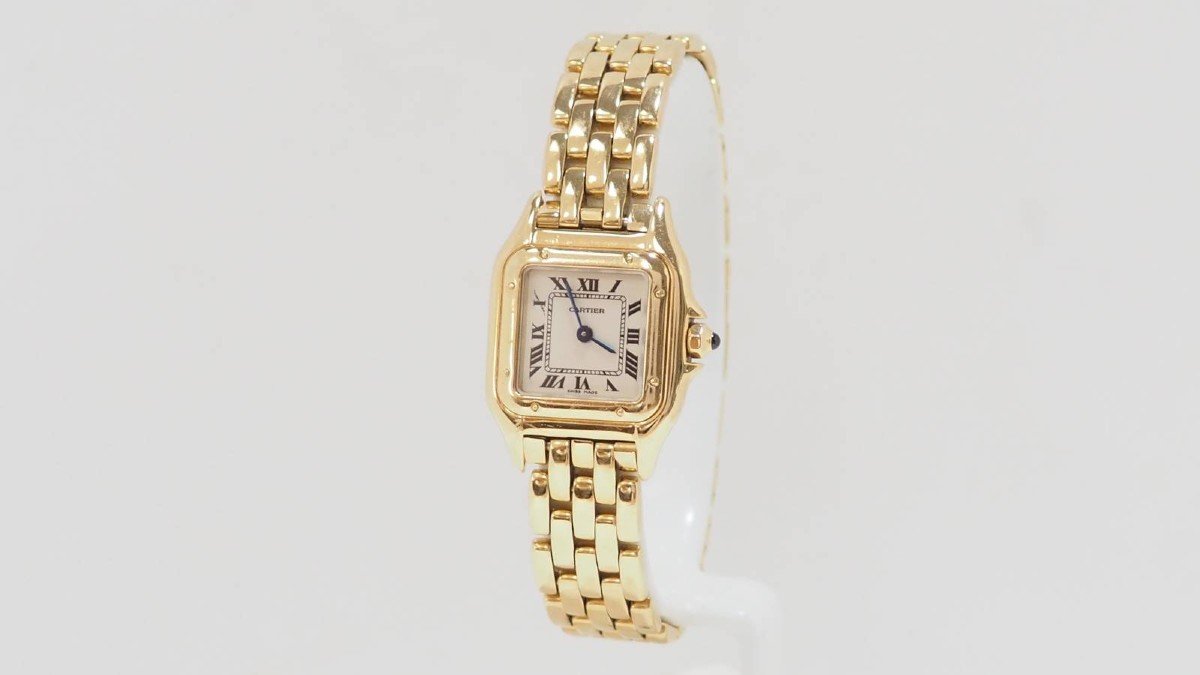 Montre Cartier Panthère En Or Jaune-photo-4