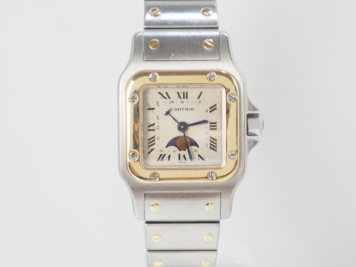 Cartier Santos Galbée Moonphase Watch-photo-2