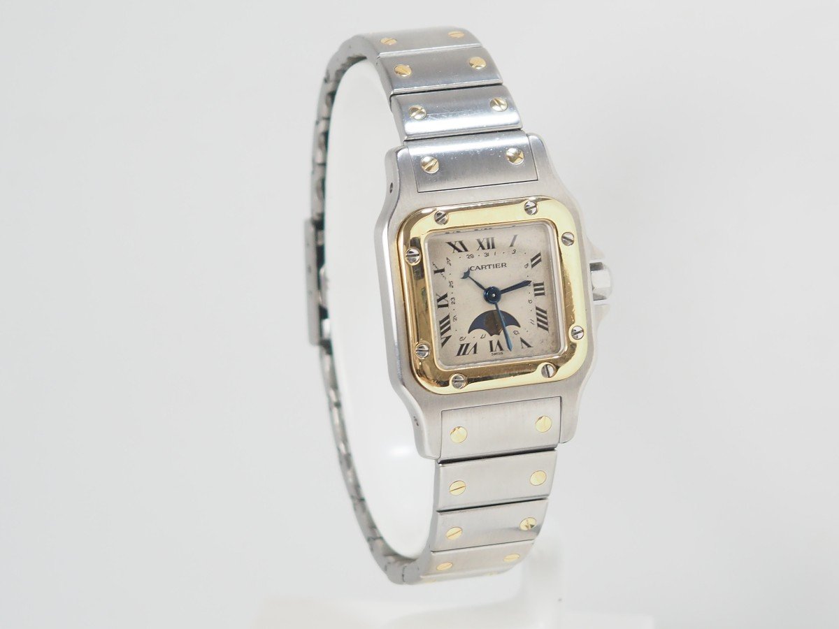 Cartier Santos Galbée Moonphase Watch-photo-4