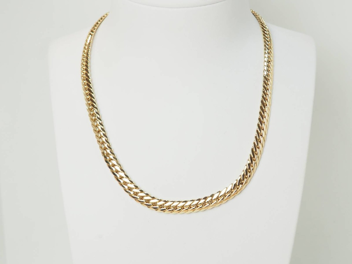 English Mesh Necklace In Yellow Gold