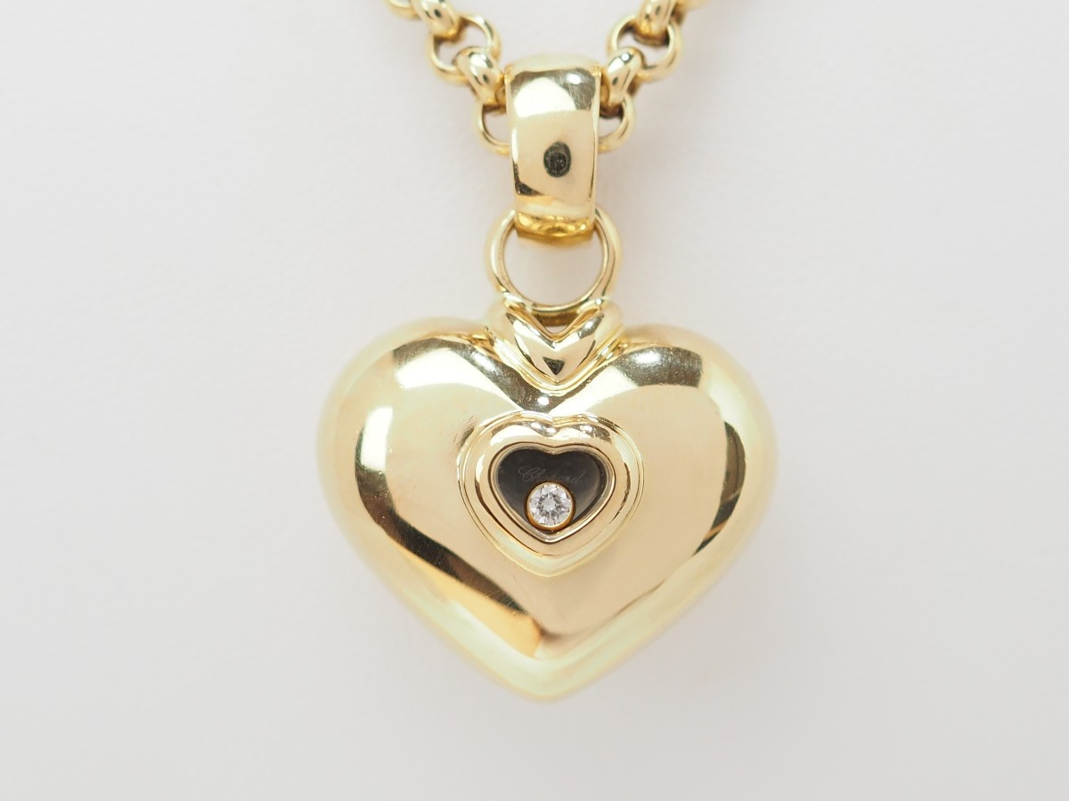 Collier Chopard Happy Diamonds en or jaune et diamant-photo-4