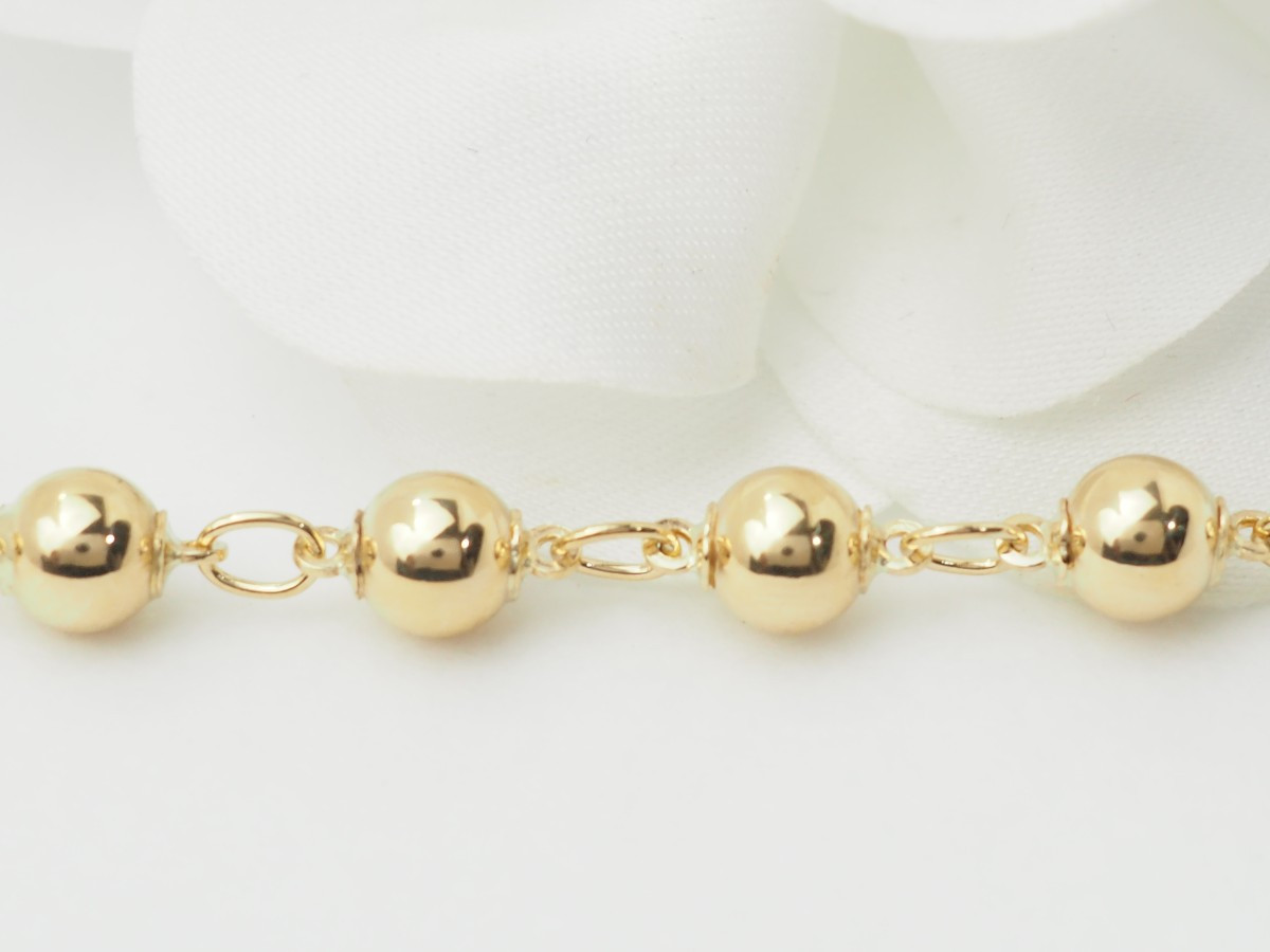 Marseille Bracelet With Yellow Gold Balls