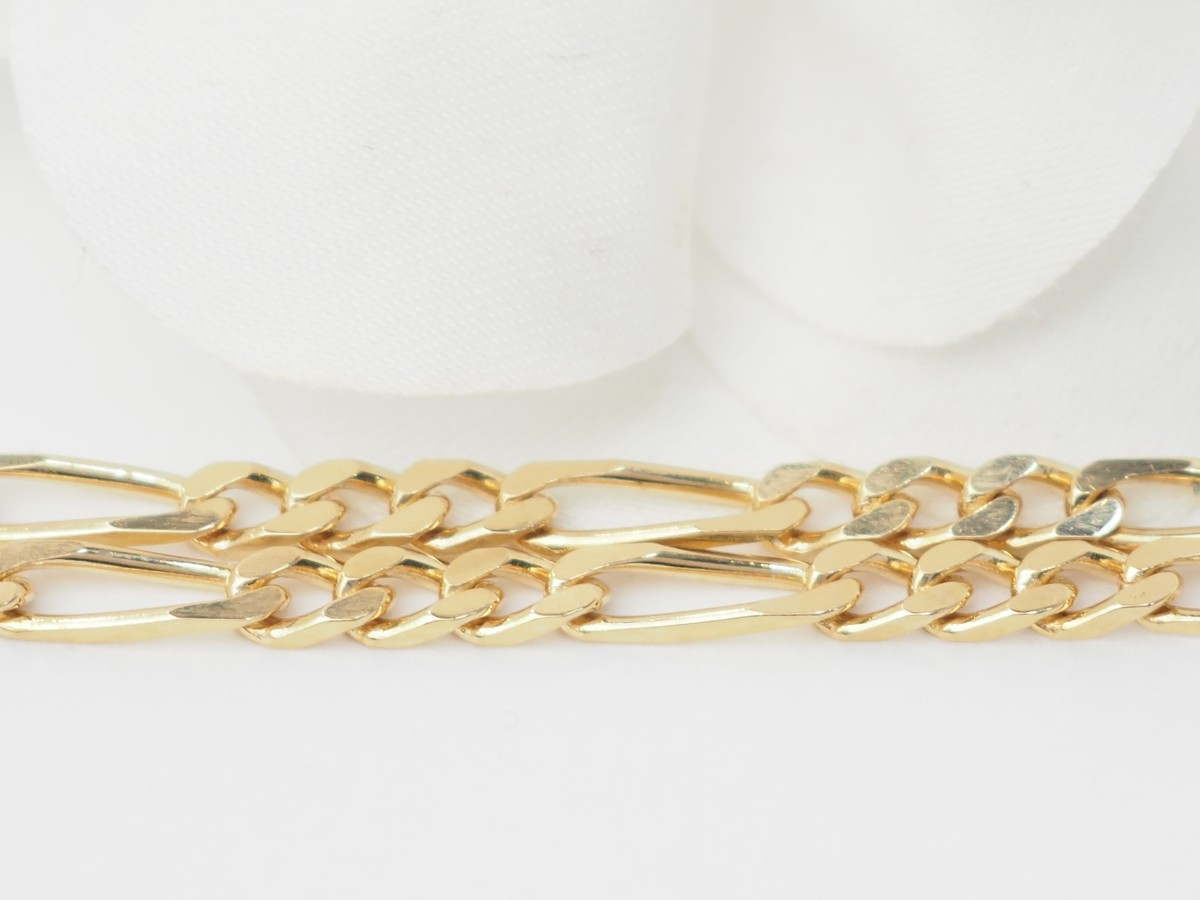 Yellow Gold Mesh Bracelet-photo-3