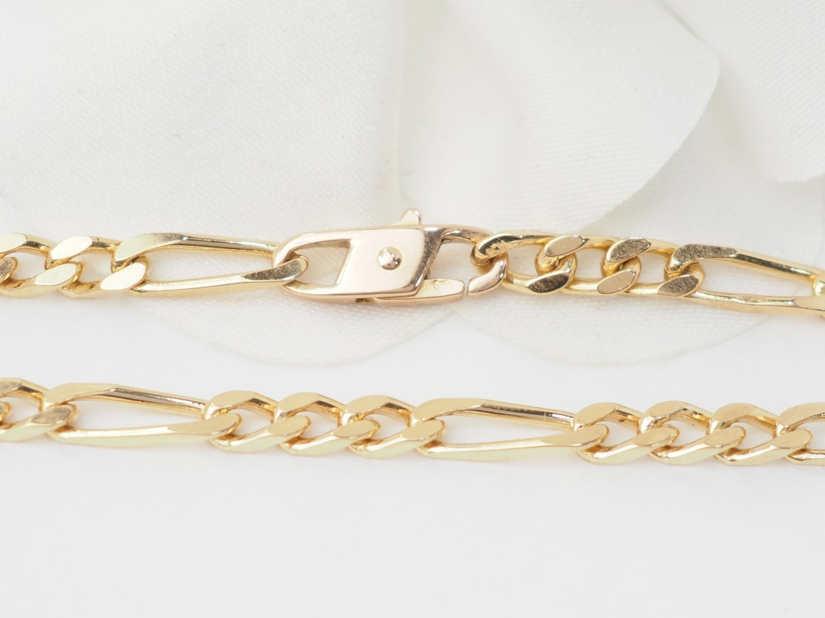 Yellow Gold Mesh Bracelet-photo-4