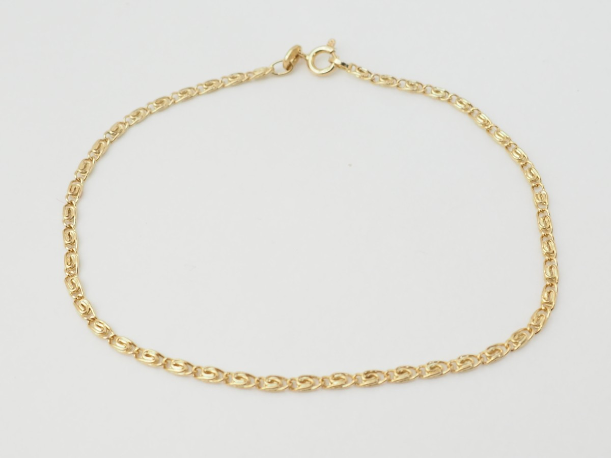 Vintage Yellow Gold Bracelet-photo-4