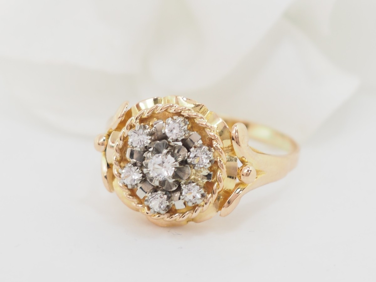Antique Yellow Gold Ring -photo-2